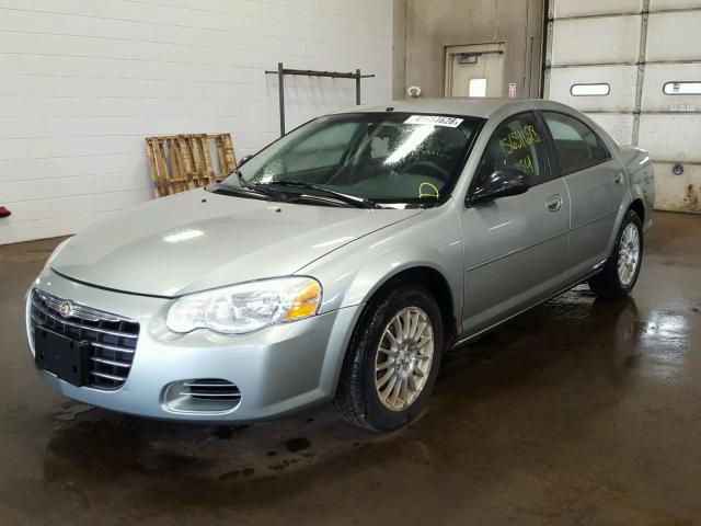 1C3EL46X55N629339 - 2005 CHRYSLER SEBRING SILVER photo 2