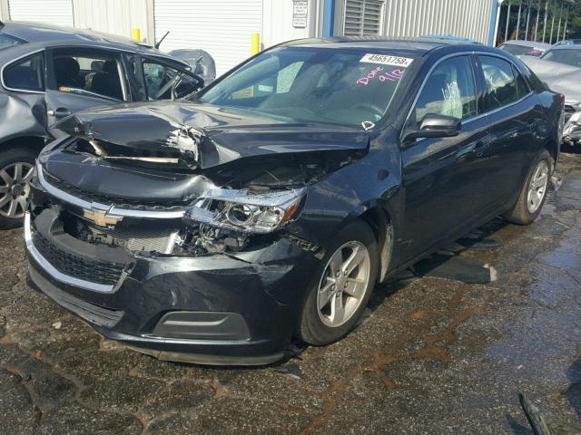 1G11C5SL8EF181202 - 2014 CHEVROLET MALIBU 1LT BLACK photo 2