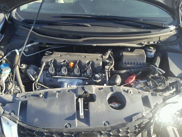 2HGFB2F92FH514282 - 2015 HONDA CIVIC EXL ნაცრისფერი ფოტო 7