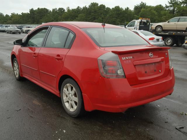 3N1AB61E59L677138 - 2009 NISSAN SENTRA 2.0 RED photo 3