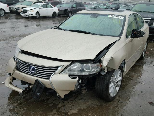 JTHBW1GG6D2035344 - 2013 LEXUS ES TAN photo 2