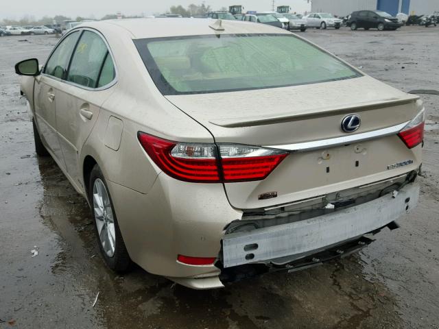 JTHBW1GG6D2035344 - 2013 LEXUS ES TAN photo 3