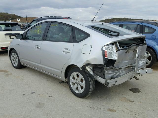 JTDKB20U983448412 - 2008 TOYOTA PRIUS SILVER photo 3