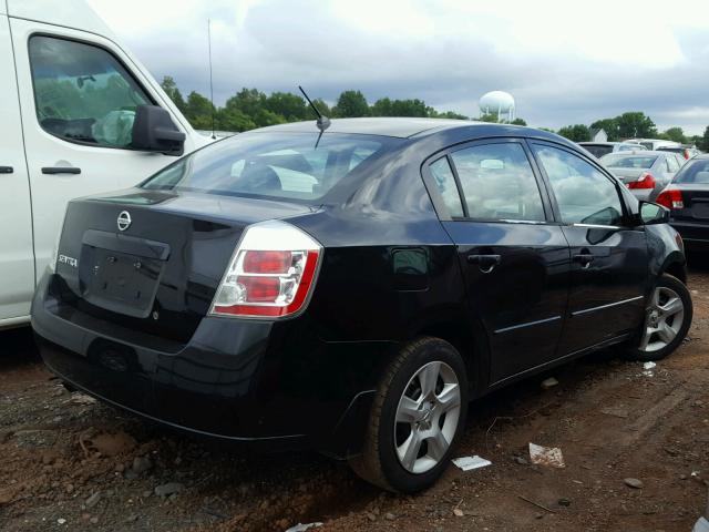 3N1AB61E78L618090 - 2008 NISSAN SENTRA 2.0 BLACK photo 4