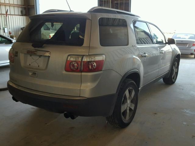 1GKER23DX9J107462 - 2009 GMC ACADIA SLT SILVER photo 4