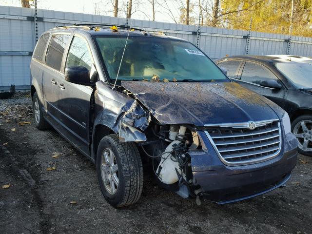 2A8HR54P98R738581 - 2008 CHRYSLER TOWN & COU BLUE photo 1