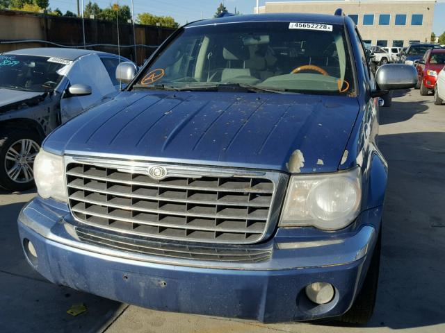 1A8HW58N08F115567 - 2008 CHRYSLER ASPEN LIMI BLUE photo 9