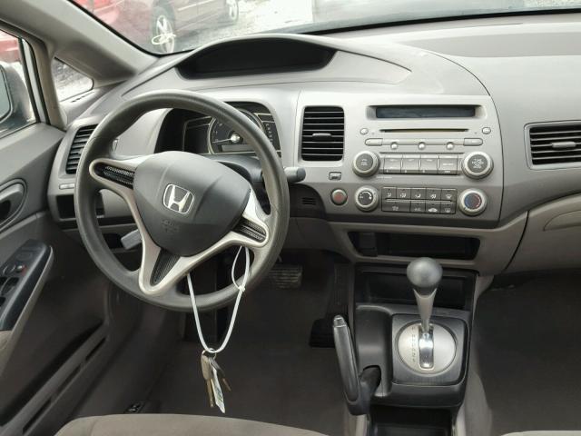 19XFA1F36AE056838 - 2010 HONDA CIVIC SILVER photo 9