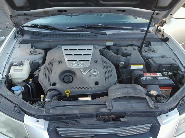 5NPEU46F97H261721 - 2007 HYUNDAI SONATA SE SILVER photo 7