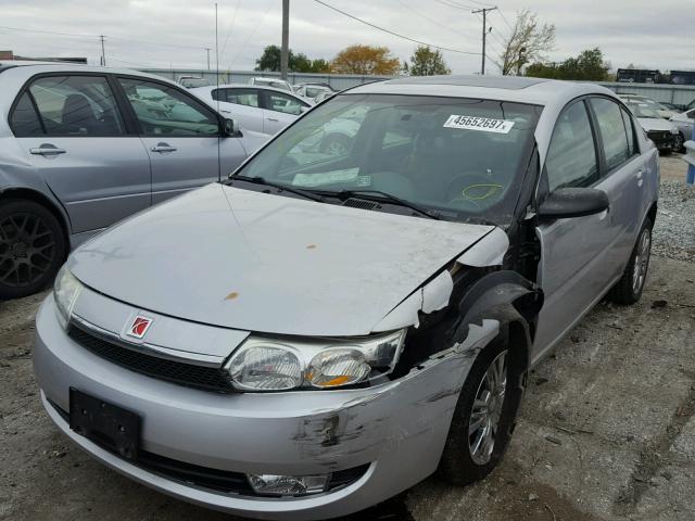 1G8AL52F04Z135646 - 2004 SATURN ION LEVEL GRAY photo 2