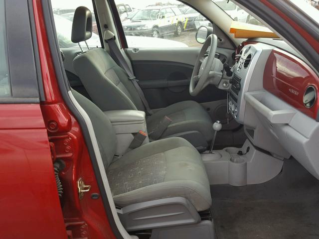 3A4FY48B46T229769 - 2006 CHRYSLER PT CRUISER RED photo 5