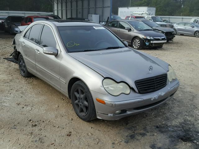 WDBRF81J84F532559 - 2004 MERCEDES-BENZ C GRAY photo 1