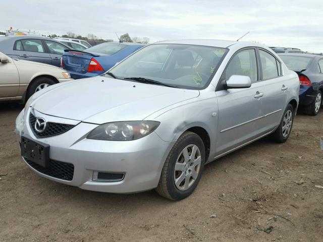 JM1BK12F781140918 - 2008 MAZDA 3 I SILVER photo 2