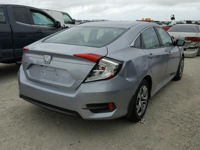 2HGFC2F57HH517997 - 2017 HONDA CIVIC LX SILVER photo 4