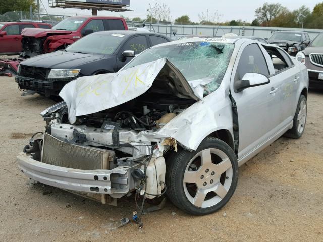 1G1AF5F51A7200194 - 2010 CHEVROLET COBALT 2LT SILVER photo 2