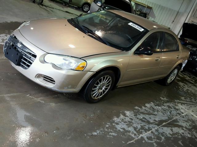 1C3EL46X84N259180 - 2004 CHRYSLER SEBRING LX GOLD photo 2