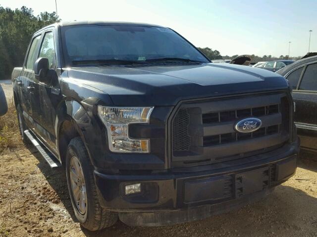 1FTEW1CF2GKD63280 - 2016 FORD F150 SUPER BLACK photo 1