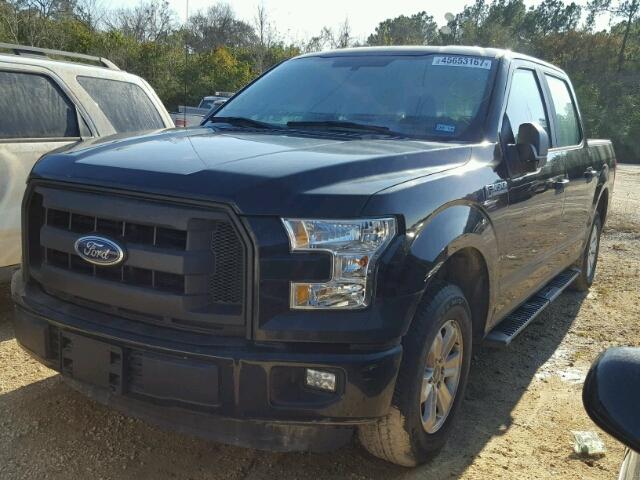 1FTEW1CF2GKD63280 - 2016 FORD F150 SUPER BLACK photo 2