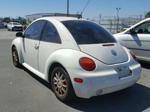 3VWCK31C14M421596 - 2004 VOLKSWAGEN NEW BEETLE WHITE photo 3