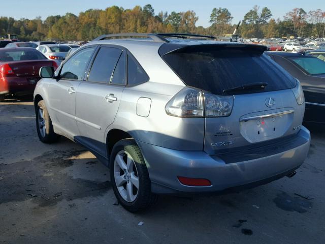 JTJHA31U240049125 - 2004 LEXUS RX 330 BLUE photo 3