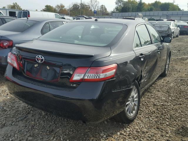 4T4BF3EK3AR061499 - 2010 TOYOTA CAMRY BASE BLACK photo 4