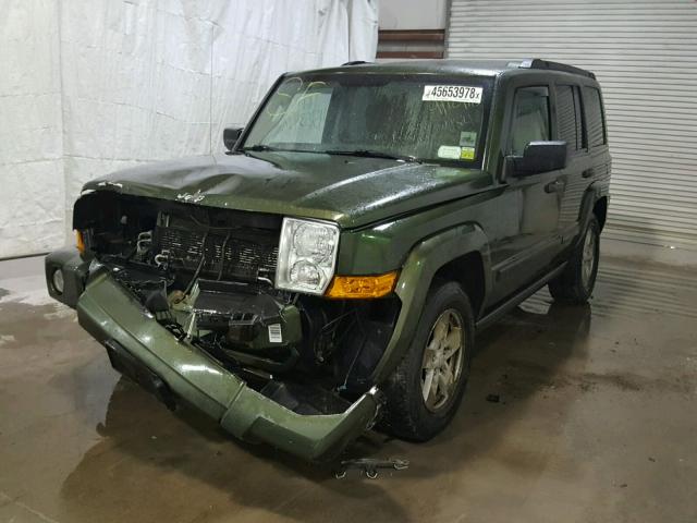1J8HG48K47C700973 - 2007 JEEP COMMANDER Yaşıl foto 2