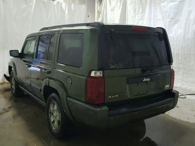 1J8HG48K47C700973 - 2007 JEEP COMMANDER Yaşıl foto 3
