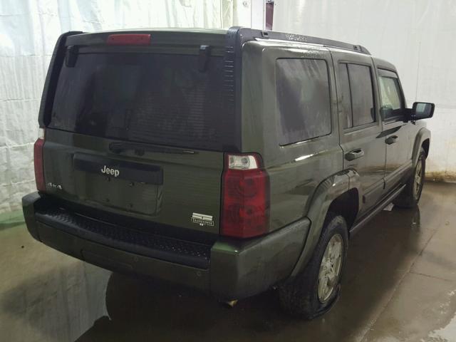 1J8HG48K47C700973 - 2007 JEEP COMMANDER Yaşıl foto 4