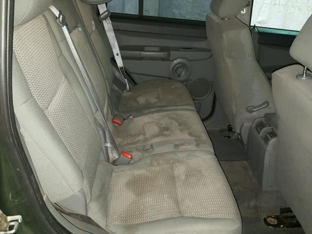 1J8HG48K47C700973 - 2007 JEEP COMMANDER Yaşıl foto 6