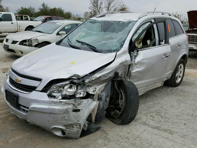 3GNFL3EK4DS520687 - 2013 CHEVROLET CAPTIVA LT SILVER photo 2