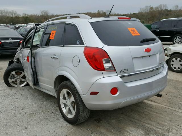 3GNFL3EK4DS520687 - 2013 CHEVROLET CAPTIVA LT SILVER photo 3