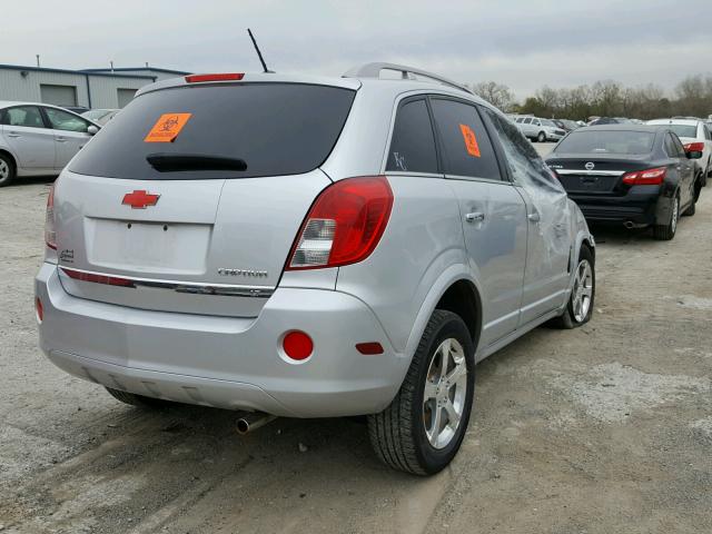 3GNFL3EK4DS520687 - 2013 CHEVROLET CAPTIVA LT SILVER photo 4