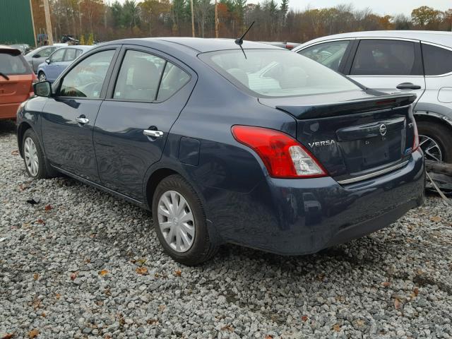 3N1CN7AP8GL836299 - 2016 NISSAN VERSA S BLUE photo 3