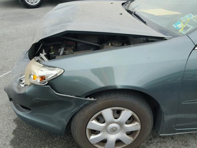 JTDBE32K630234819 - 2003 TOYOTA CAMRY LE მწვანე ფოტო 9