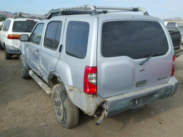 5N1ED28Y61C524121 - 2001 NISSAN XTERRA XE GRAY photo 3