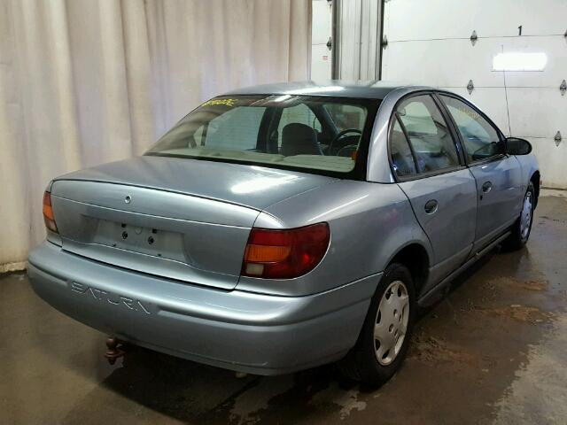 1G8ZH52872Z185611 - 2002 SATURN SL1 BLUE photo 4