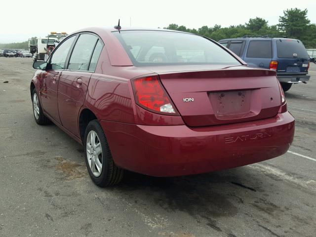1G8AJ55F56Z124372 - 2006 SATURN ION LEVEL RED photo 3