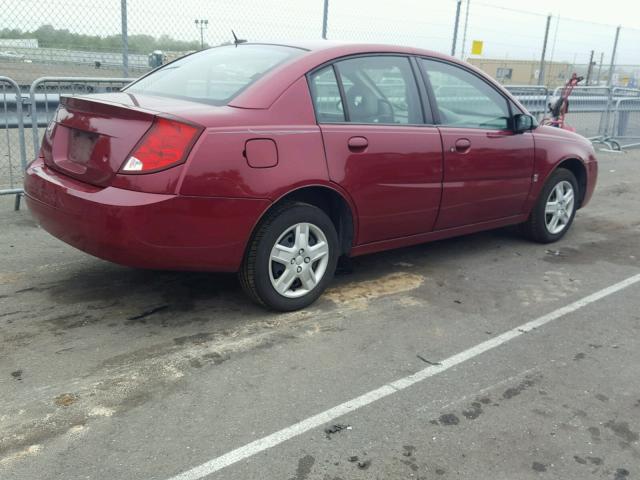 1G8AJ55F56Z124372 - 2006 SATURN ION LEVEL RED photo 4