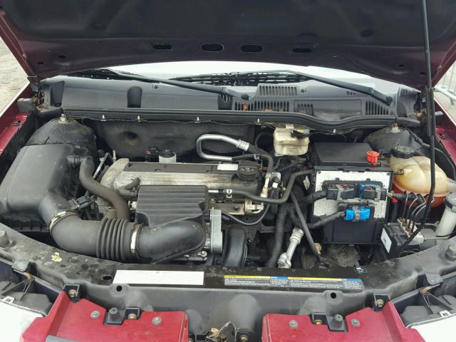 1G8AJ55F56Z124372 - 2006 SATURN ION LEVEL RED photo 7