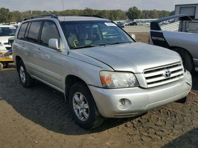 JTEEP21A840021538 - 2004 TOYOTA HIGHLANDER SILVER photo 1