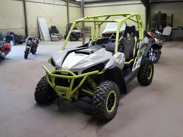 3JBPDAR27FJ000777 - 2015 CAN-AM MAVERICK 1 GRAY photo 2