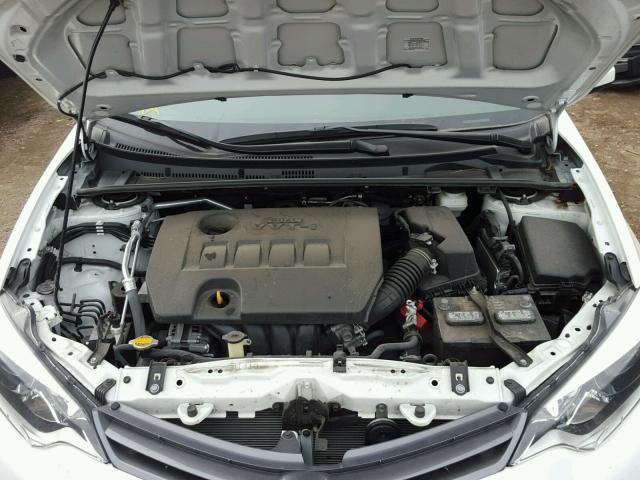 2T1BURHEXFC400762 - 2015 TOYOTA COROLLA L WHITE photo 7