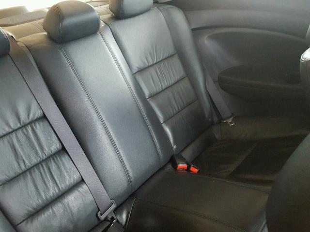 1HGCS22858A013386 - 2008 HONDA ACCORD EXL BLACK photo 6