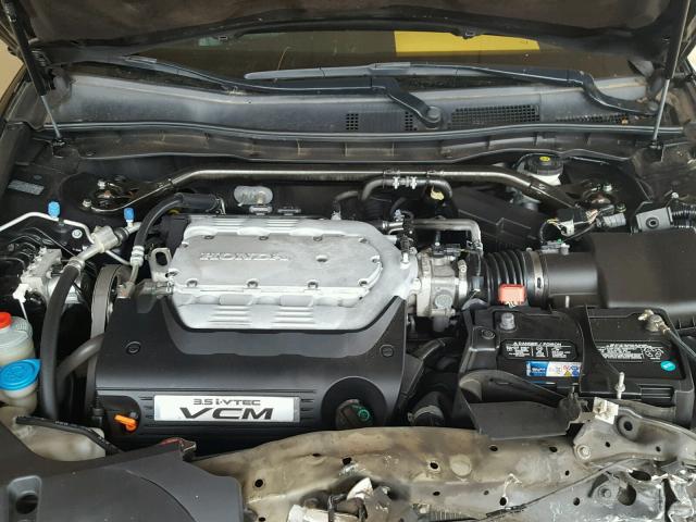 1HGCS22858A013386 - 2008 HONDA ACCORD EXL BLACK photo 7