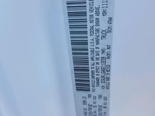 3C6URVJG0GE112239 - 2016 RAM PROMASTER 白色 照片 10