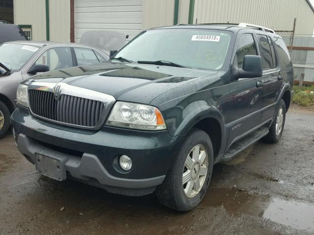 5LMEU78H33ZJ21675 - 2003 LINCOLN AVIATOR 绿色 照片 2