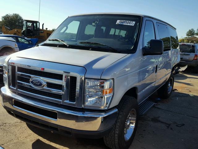 1FBNE3BL4EDA65678 - 2014 FORD ECONOLINE SILVER photo 2