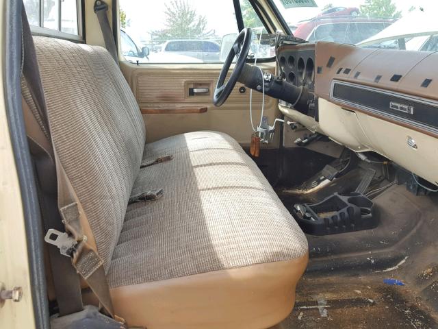 CCL249Z202634 - 1979 CHEVROLET C10 CREAM photo 5