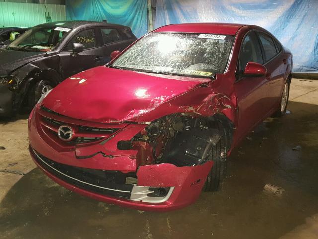 1YVHZ8DH9C5M43773 - 2012 MAZDA 6 I RED photo 2