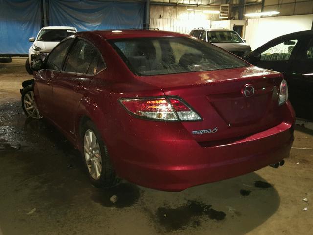 1YVHZ8DH9C5M43773 - 2012 MAZDA 6 I RED photo 3